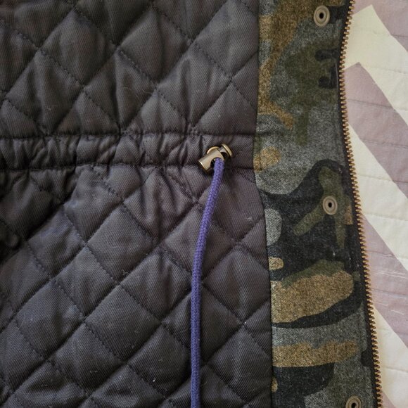 Veronica Beard Camouflage Wool Blend Utility Jacket  S8 - Picture 15 of 15